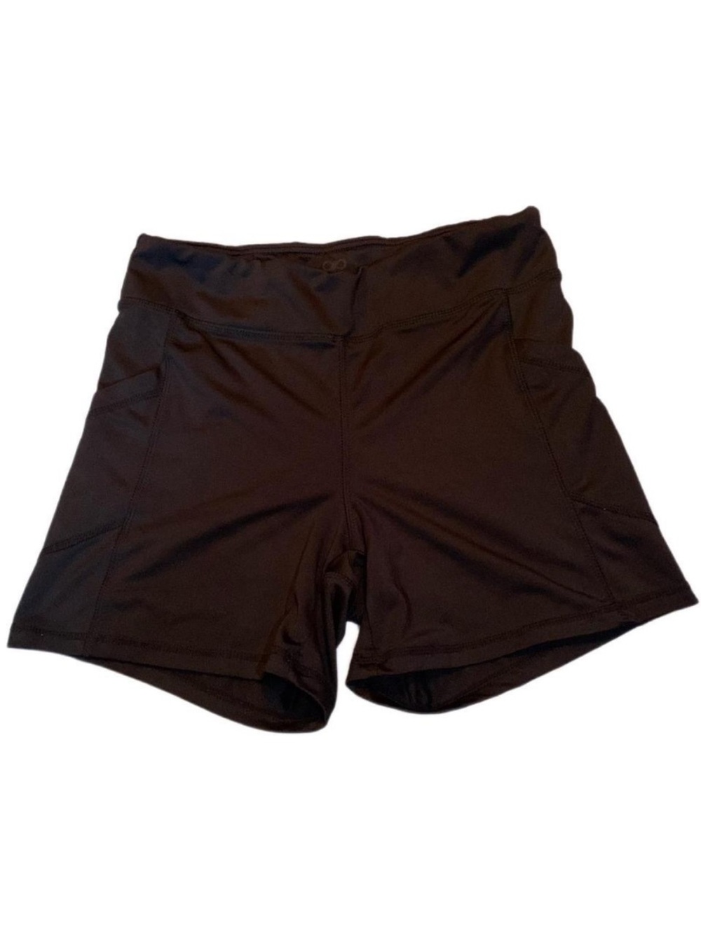 3 For $25 Black High-Waisted Athletic Shorts with Pockets - Size Small
